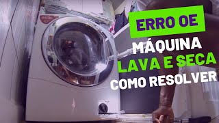 Como resolver Erro OE Lava e seca LG [upl. by Ylro234]