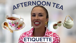 Afternoon Tea Etiquette How to Hold a Teacup and More from an Etiquette Expert [upl. by Akenahs1]