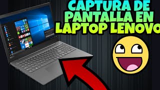 Como hacer una CAPTURA DE PANTALLA en LAPTOP LENOVO 2021 FÁCIL [upl. by Neryt]