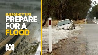 How to plan and prepare for a flood  Emergency Tips  ABC Australia [upl. by Imena]