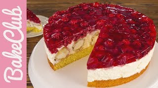 WindbeutelTorte mit Himbeeren  BakeClub [upl. by Junina]