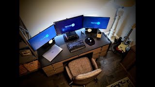 Triple Monitor Workstation with MST Yes Please How To [upl. by Louie]