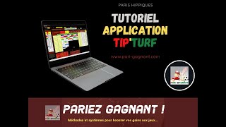 Application TipTurf tutoriel des fonctions  Créez vos pronostics aux courses hippiques [upl. by Hadrian596]