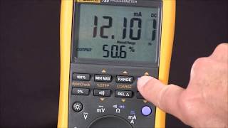 How To Source 420 Milliamps Using The Fluke 789 ProcessMeter [upl. by Hillel]