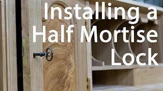 How to Install a Half Mortise Lock [upl. by Kermit]