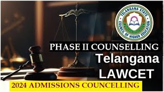 PHASE II TG LAWCET COUNSELLING 2024 [upl. by Janna847]