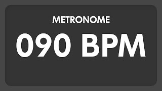 90 BPM  Metronome [upl. by Sloatman]