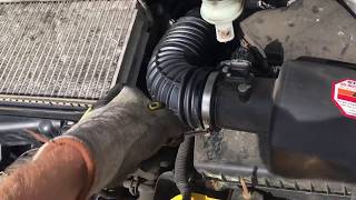 How to replace an air intake hose [upl. by Miuqaoj]