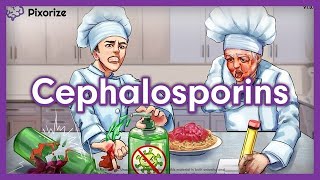 Cephalosporins Mnemonic for Nursing Pharmacology NCLEX [upl. by Annaliese]