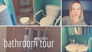 Amputee Bathroom Modification Tour [upl. by Margarida]