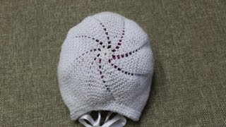 Gorro para Bebe 3 a 6 meses Dos Agujas cc [upl. by Assenab]