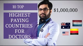 Highest doctor salaries Top 10 countries in 2021 [upl. by Nosyerg]