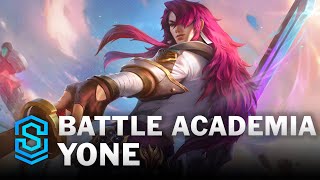 Battle Academia Yone Skin Spotlight  League of Legends [upl. by Narcho]