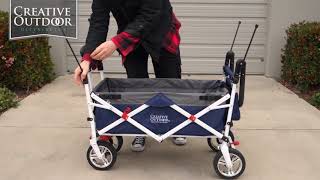 How to fold and unfold your PushPull Folding Wagon [upl. by Azerila]