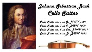 Johann Sebastian Bach  Cello suites in 432 Hz great for reading or studying [upl. by Aysahc]