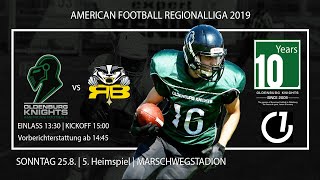 Oldenburg Knights vs Ritterhude Badgers  American Football [upl. by Aserej]