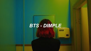 BTS 방탄소년단 Dimple Easy Lyrics [upl. by Ryan]