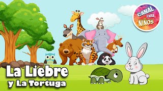 El Cuento de la Liebre y la Tortuga  Moraleja [upl. by Aimet]