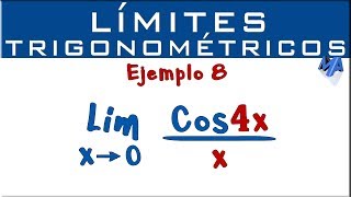 Límites Trigonométricos  Ejemplo 8 [upl. by Assertal]