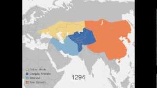 Growth of the Mongol Empire 12061294 ✔ [upl. by Kalina]