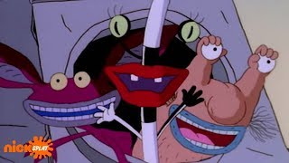 Ickis Krumm and Oblina In Garbage Heaven  Aaahh Real Monsters  Nicktoons [upl. by Novehc365]