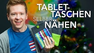 Tablet Hülle selber nähen  DIYSunday [upl. by Novahs852]