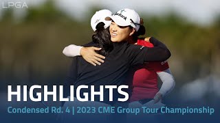 Condensed Rd 4  2023 CME Group Tour Championship [upl. by Tega]