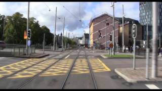 Spårvagn Linje 2  Tram line 2 in Gothenburg hela turen på 9 minuter [upl. by Aniryt]