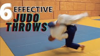 6 Effective Judo Throws  Our Favourite Techniques [upl. by Irakuy]