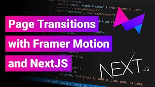 Create Beautiful Page Transitions  NextJS amp Framer Motion [upl. by Jeb]