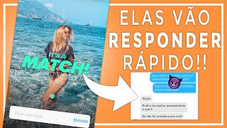 Como INICIAR uma Conversa no Tinder Com Exemplos na Prática  Aprenda o que falar no Tinder [upl. by Feld587]