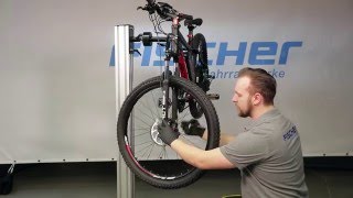 FISCHER  Scheiben Bremsen einstellen Adjust disc brakes [upl. by Selij]