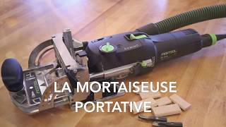 La Mortaiseuse portative Festool Domino DF 500 [upl. by Oruhtra]