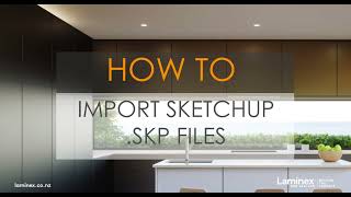 Importing SketchUp SKP file [upl. by Kubis]