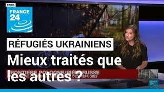 Réfugiés  la différence de traitement des Ukrainiens aux frontières avec lEurope • FRANCE 24 [upl. by Aniv692]