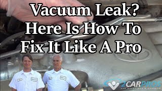 How to Find a Vacuum Leak in about a minute [upl. by Adnorhs]