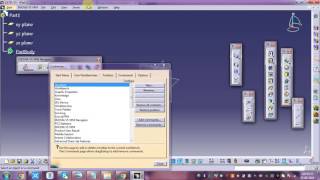 how to find toolbars in catia [upl. by Letisha]