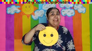 Let Us Learn Opposites  Opposite Words for Kids  Teacher Teaching Opposite Words [upl. by Leidgam]