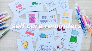 Simple SelfCare Reminders  Doodles by Sarah [upl. by Ecnal]