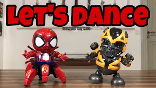 ENG SUB Dancing Iron Spider amp Bumblebee [upl. by Teodor]