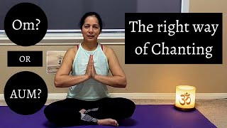 How to Chant OmAum Mantra Chanting [upl. by Morley978]