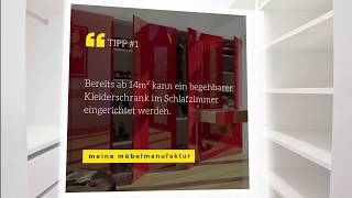 Begehbarer Kleiderschrank Tipps [upl. by Ocirederf]