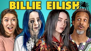 Adults React To Billie Eilish [upl. by Nairadal589]