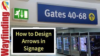 How to Design Arrows on Wayfinding Signage [upl. by Kester]