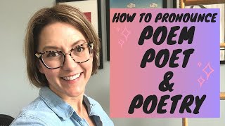 Learn to Pronounce POEM POET POETRY  American English Pronunciation Lesson learnenglish [upl. by Yssep860]