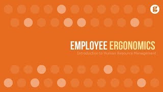 Employee Ergonomics [upl. by Verile]