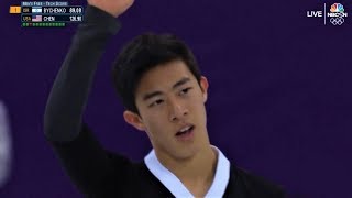 Nathan Chen 2018 Olympics FS Maos Last Dancer NBCSN [upl. by Hedveh]