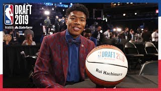 Rui Hachimura Makes History For Japan  2019 NBA Draft [upl. by Hafeetal]