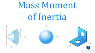 How to Find Mass Moment of Inertia  Mechanics Statics  Solved Examples [upl. by Filberte]