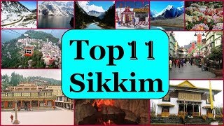 Sikkim Tourism  Famous 11 Places to Visit in Sikkim Tour [upl. by Duster]